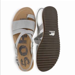Sorel Ella Criss Cross Sandals, 8